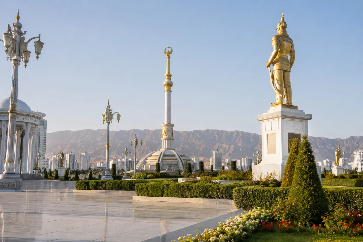 Ashgabat Marble City, Turkmenistan
