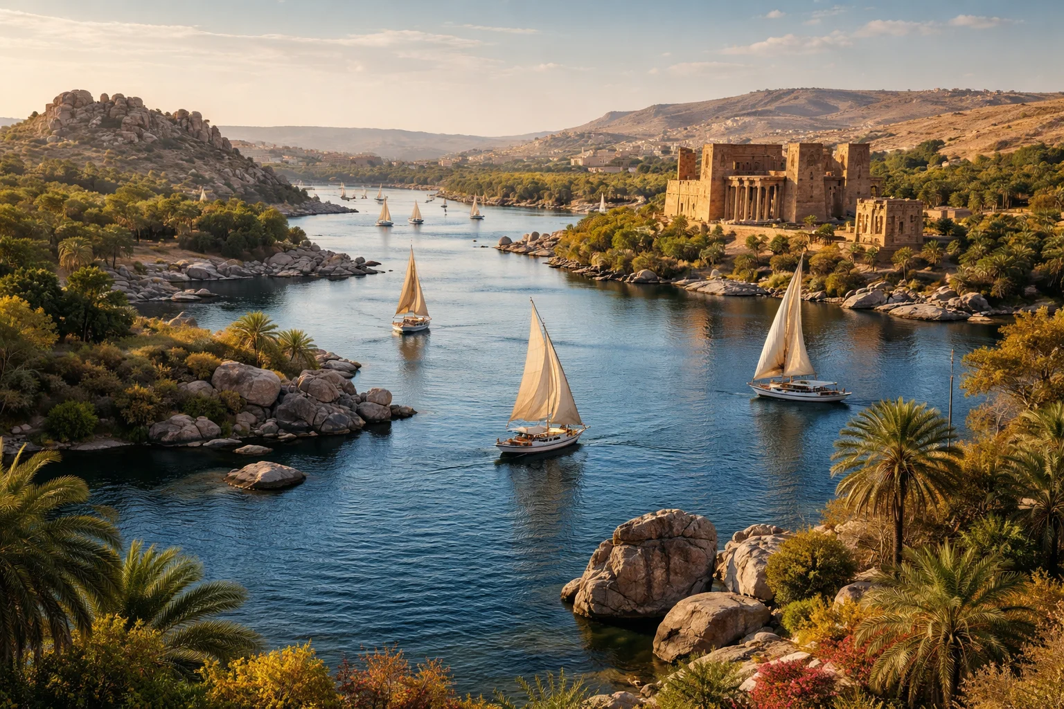 Aswan Nile, Egypt