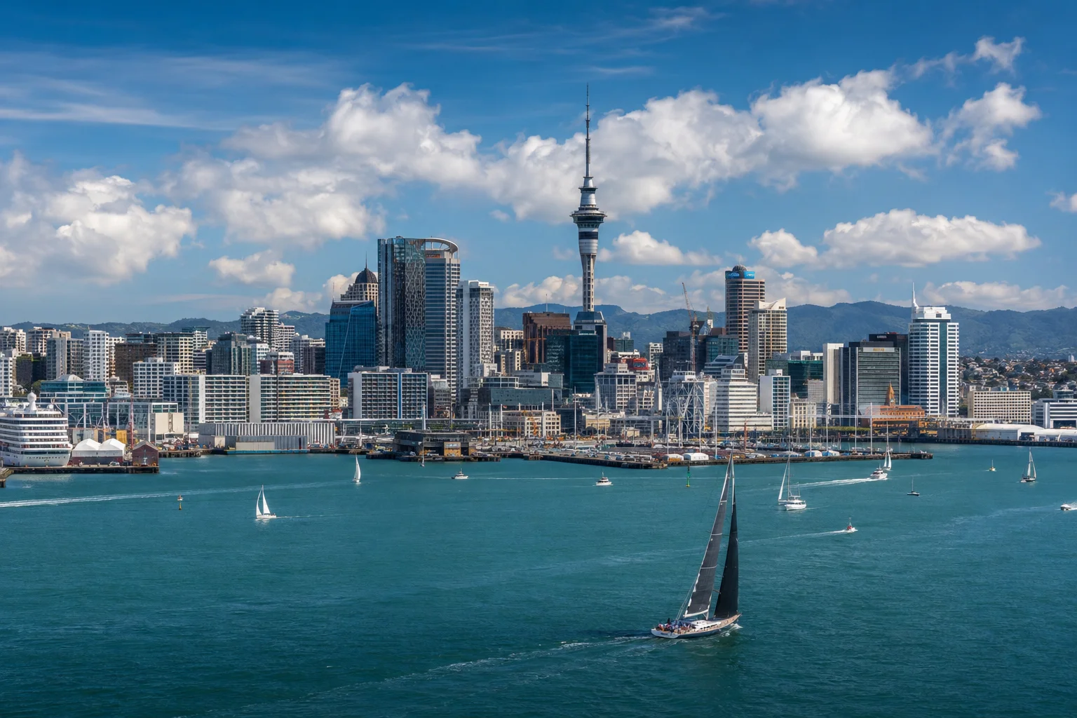 Auckland Harbour, New Zealand
