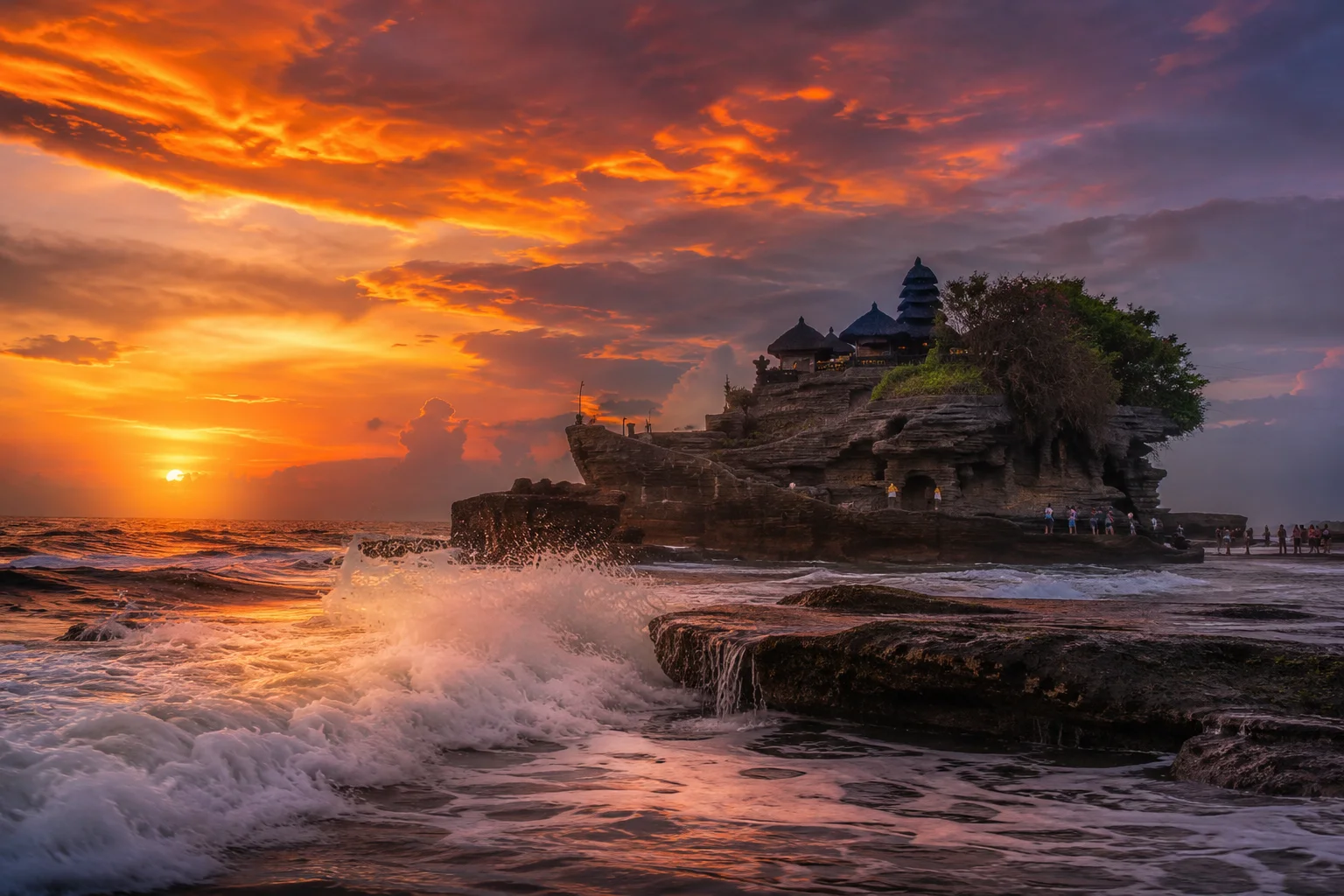 Bali Sunset Temple, Indonesia