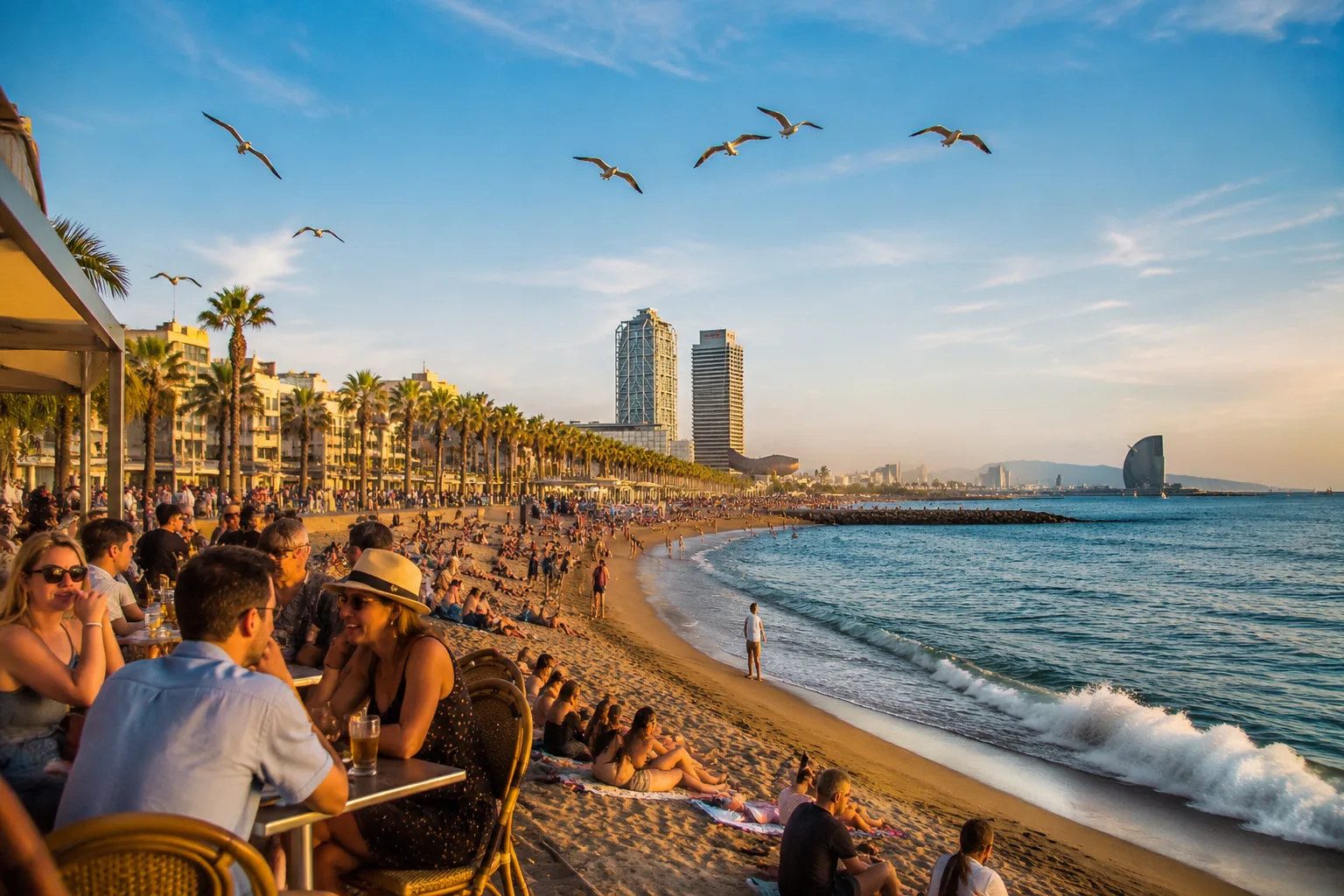 Barcelona Beach, Spain