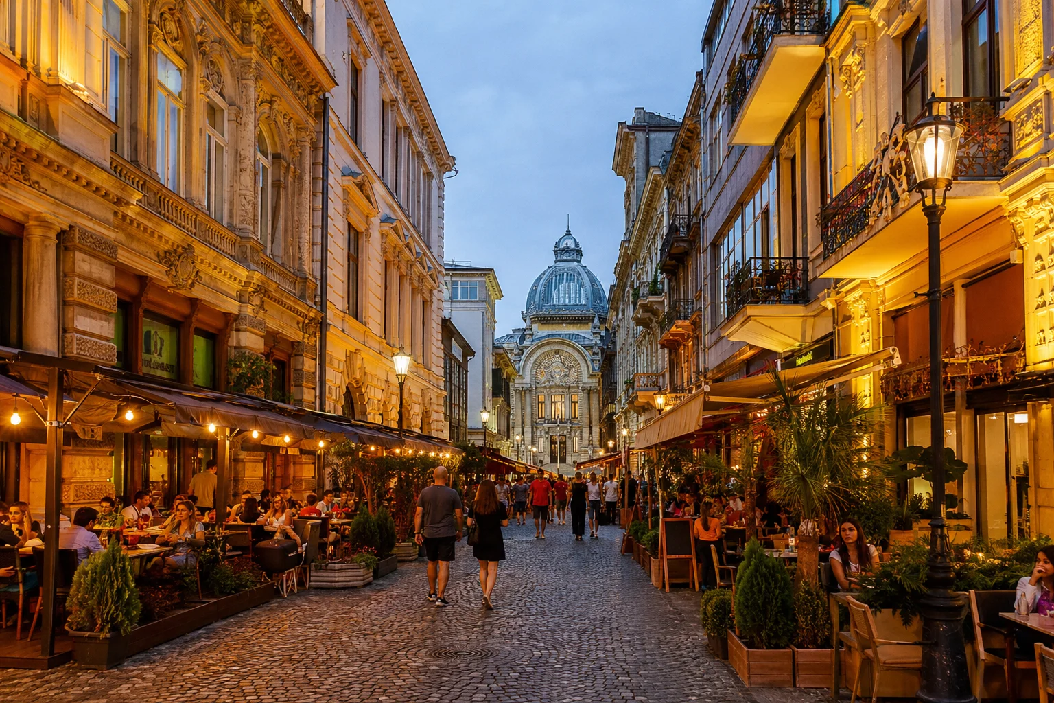 Bucharest Old Town, Romania