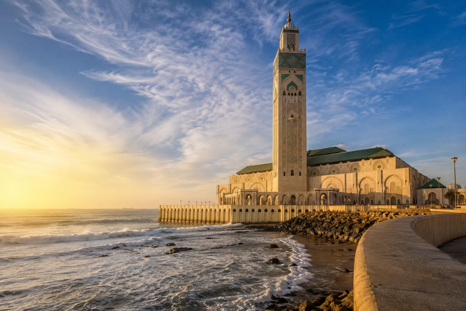 Casablanca Hassan II Mosque, Morocco