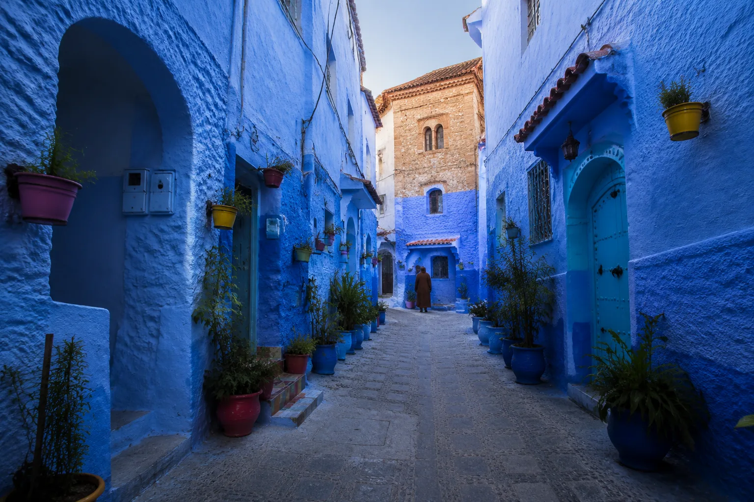 Chefchaouen Alley, Morocco