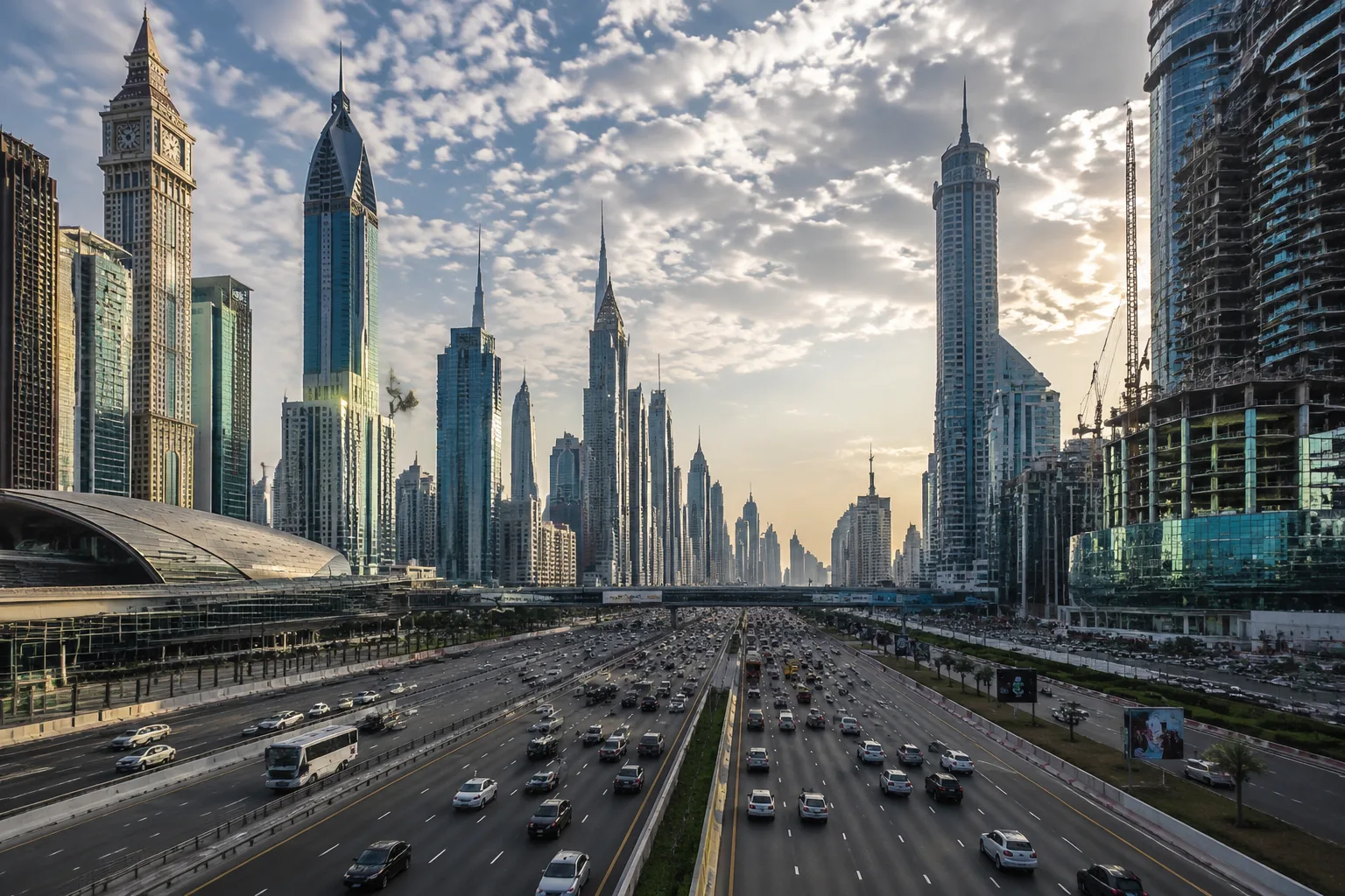 Dubai Skyline, United Arab Emirates
