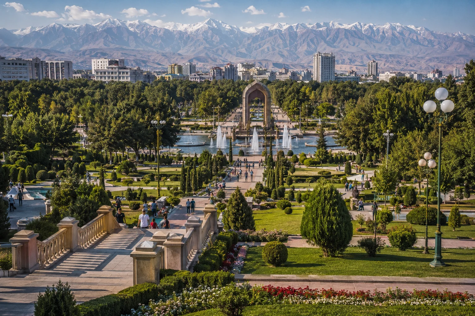 Dushanbe Park, Tajikistan