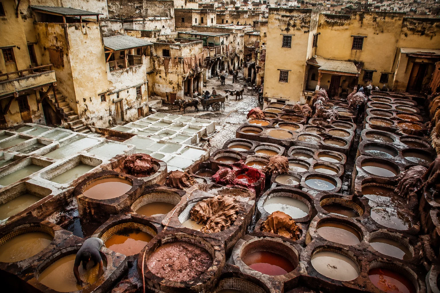 Fes Tanneries, Morocco