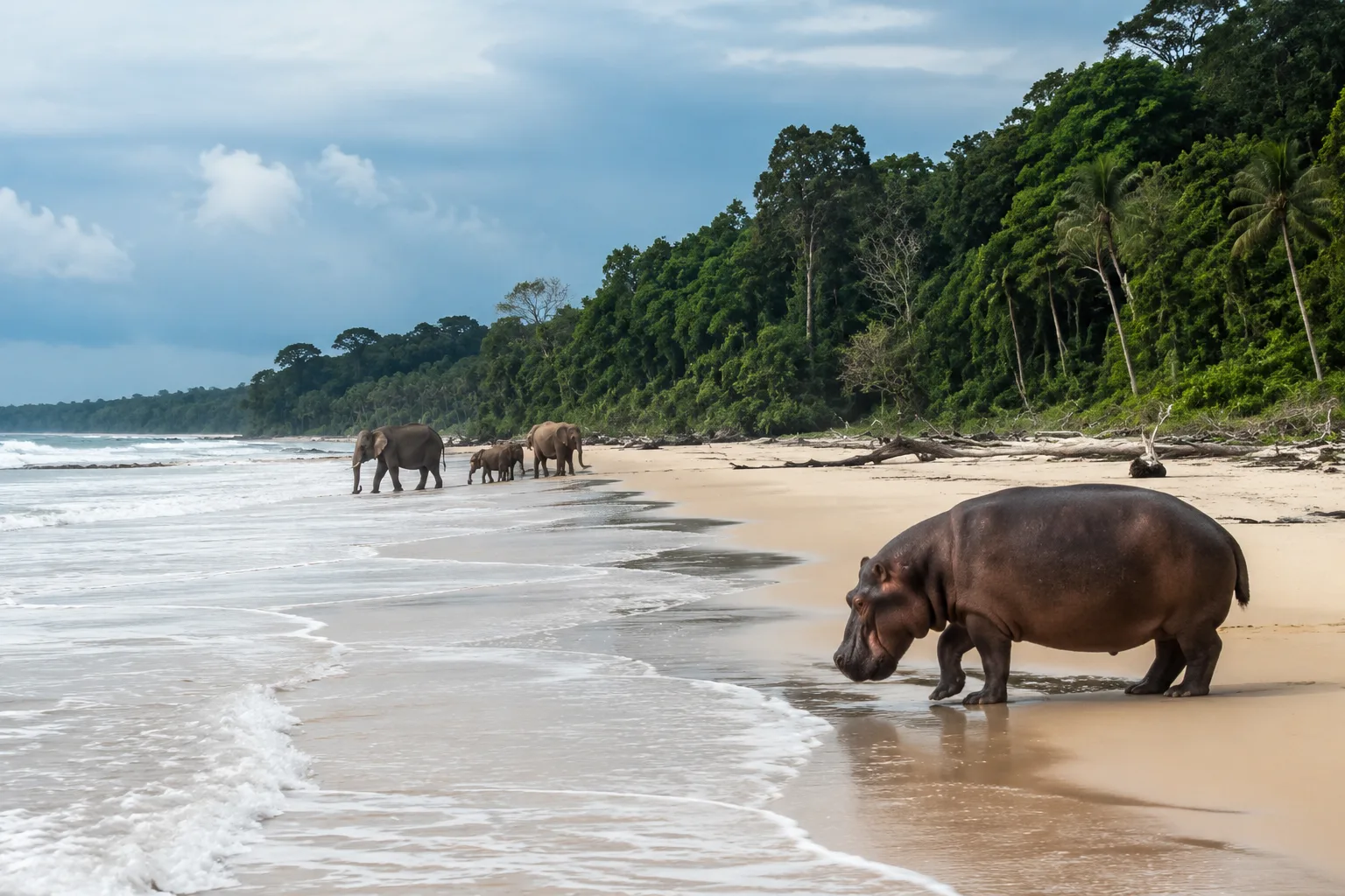 Gabon Loango Beach, Gabon