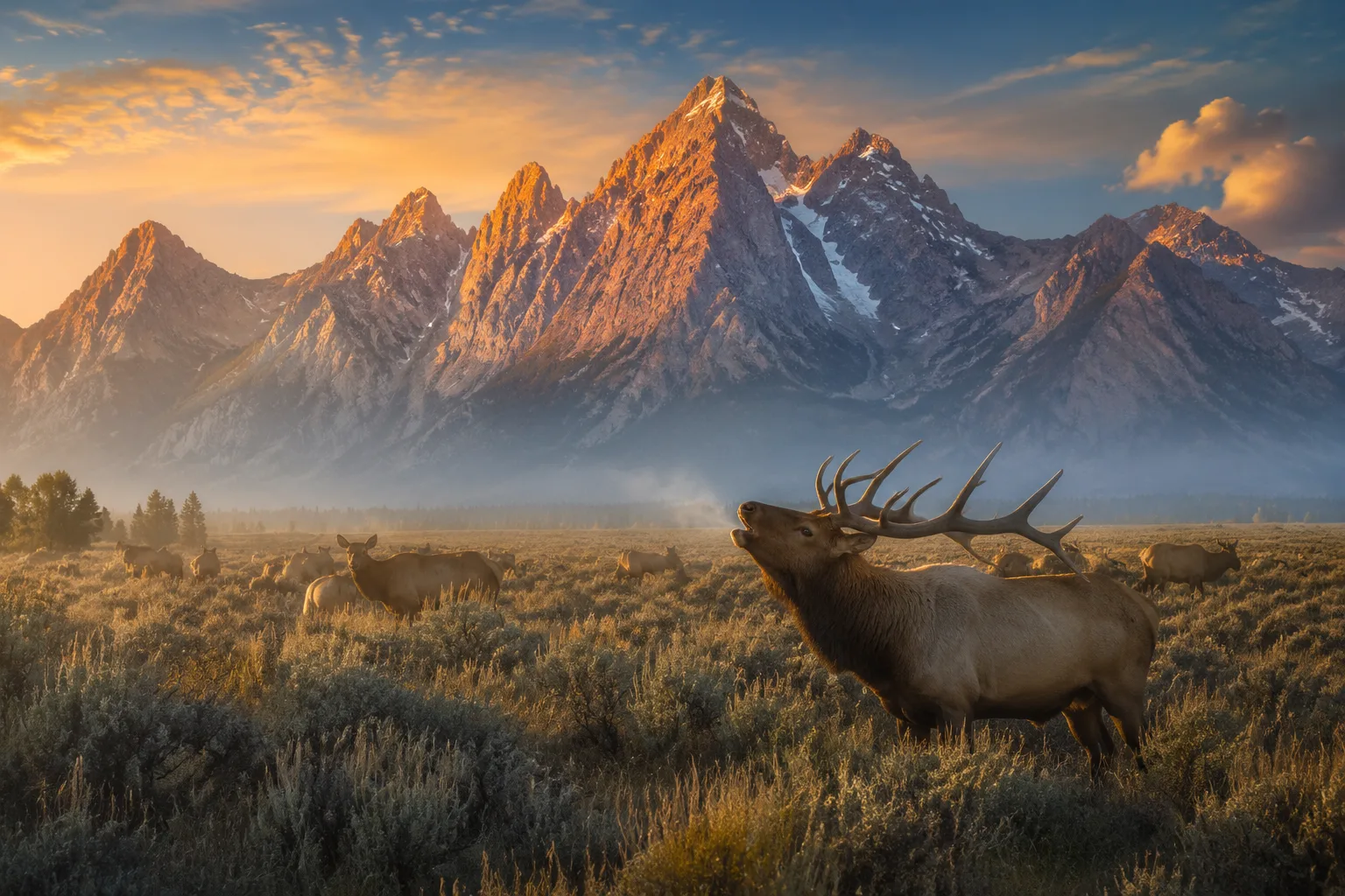 Grand Teton Sunrise, USA