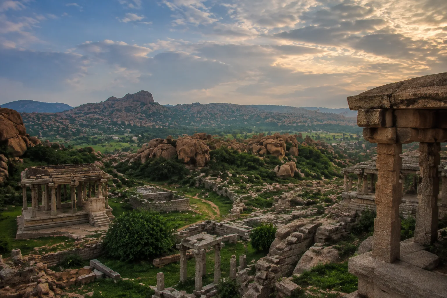 Hampi Ancient Ruins, India