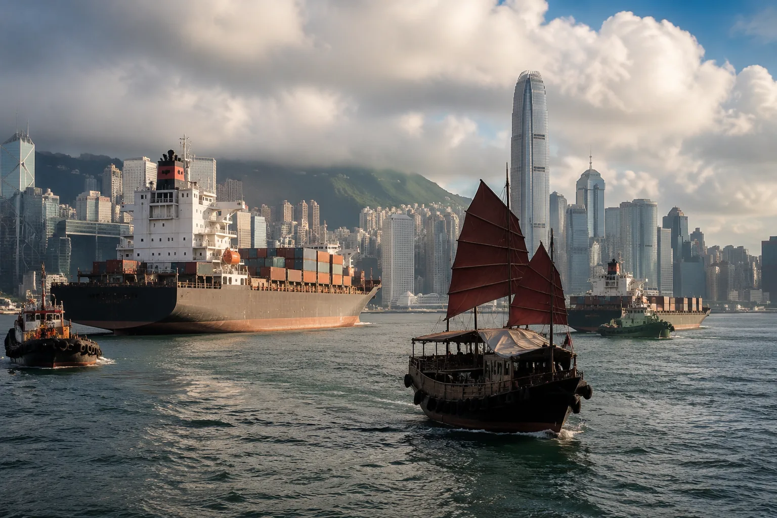 Hong Kong Harbor, China