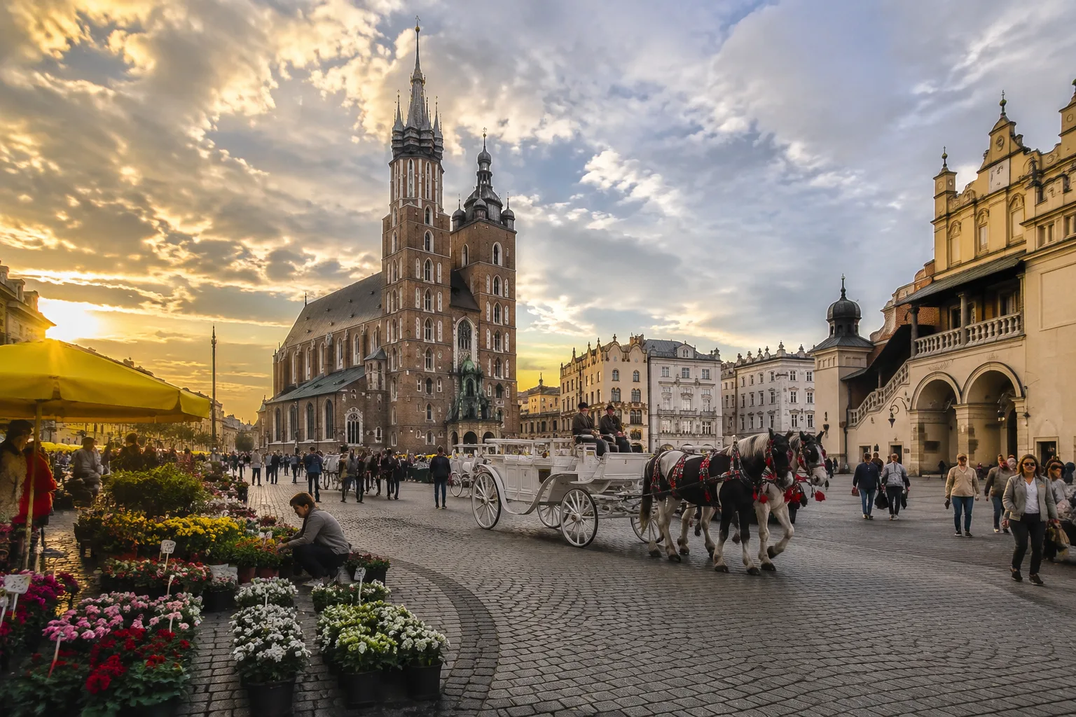Krakow Market Square, Poland
