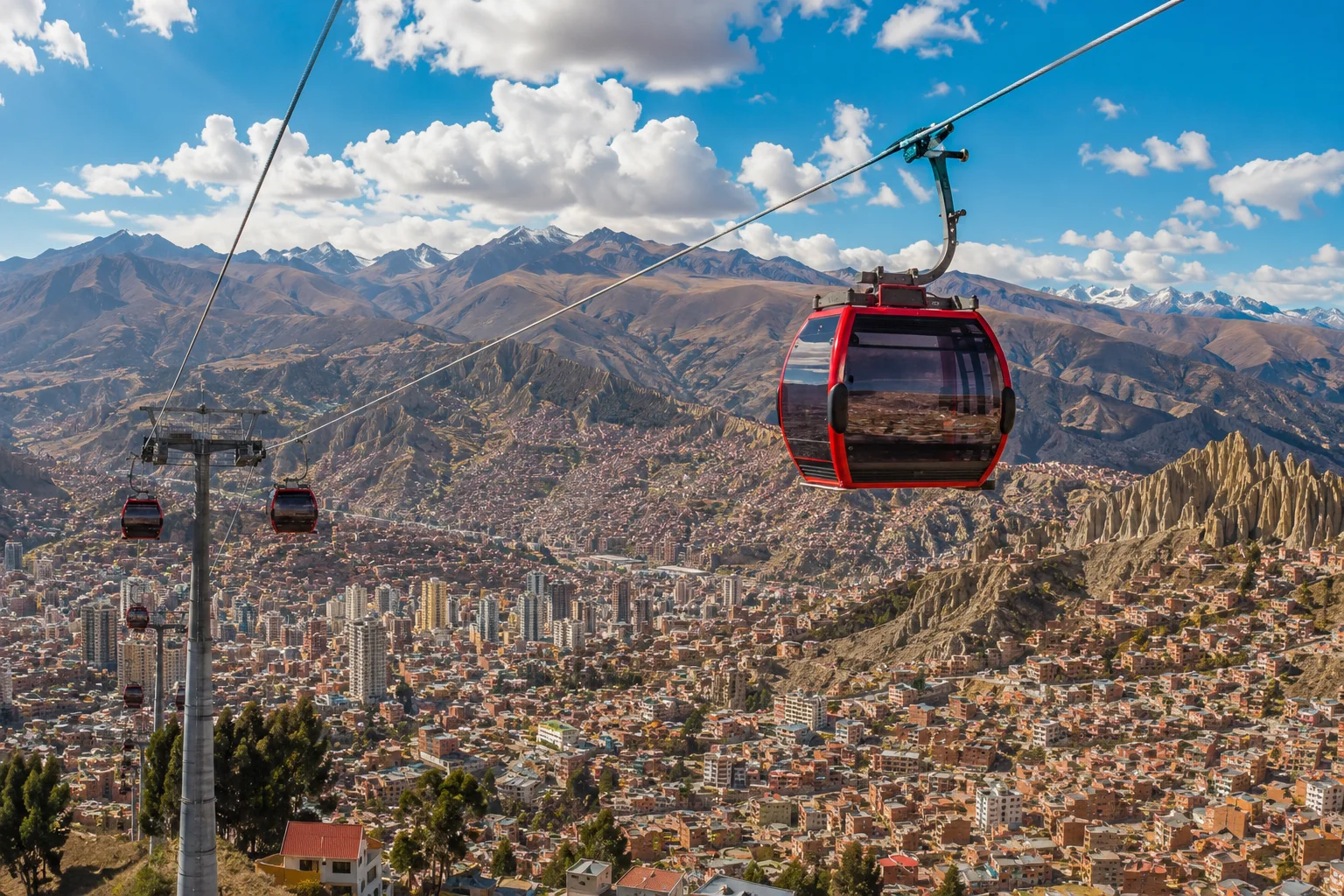 La Paz Cable Car, Bolivia