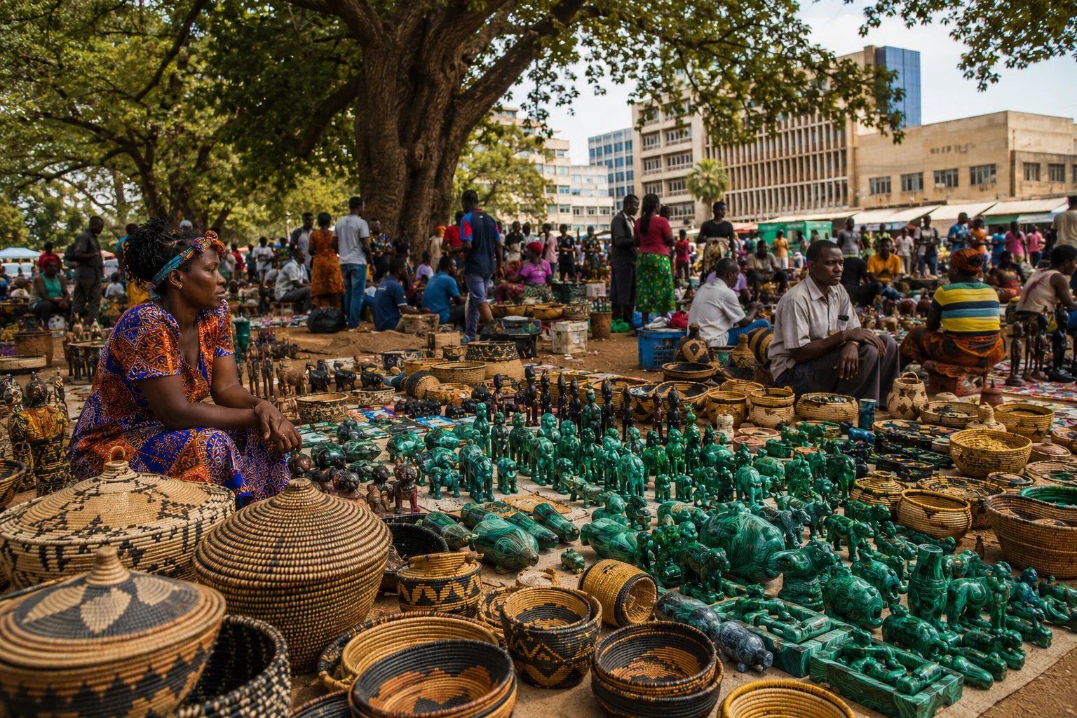Lusaka Sunday Market, Zambia