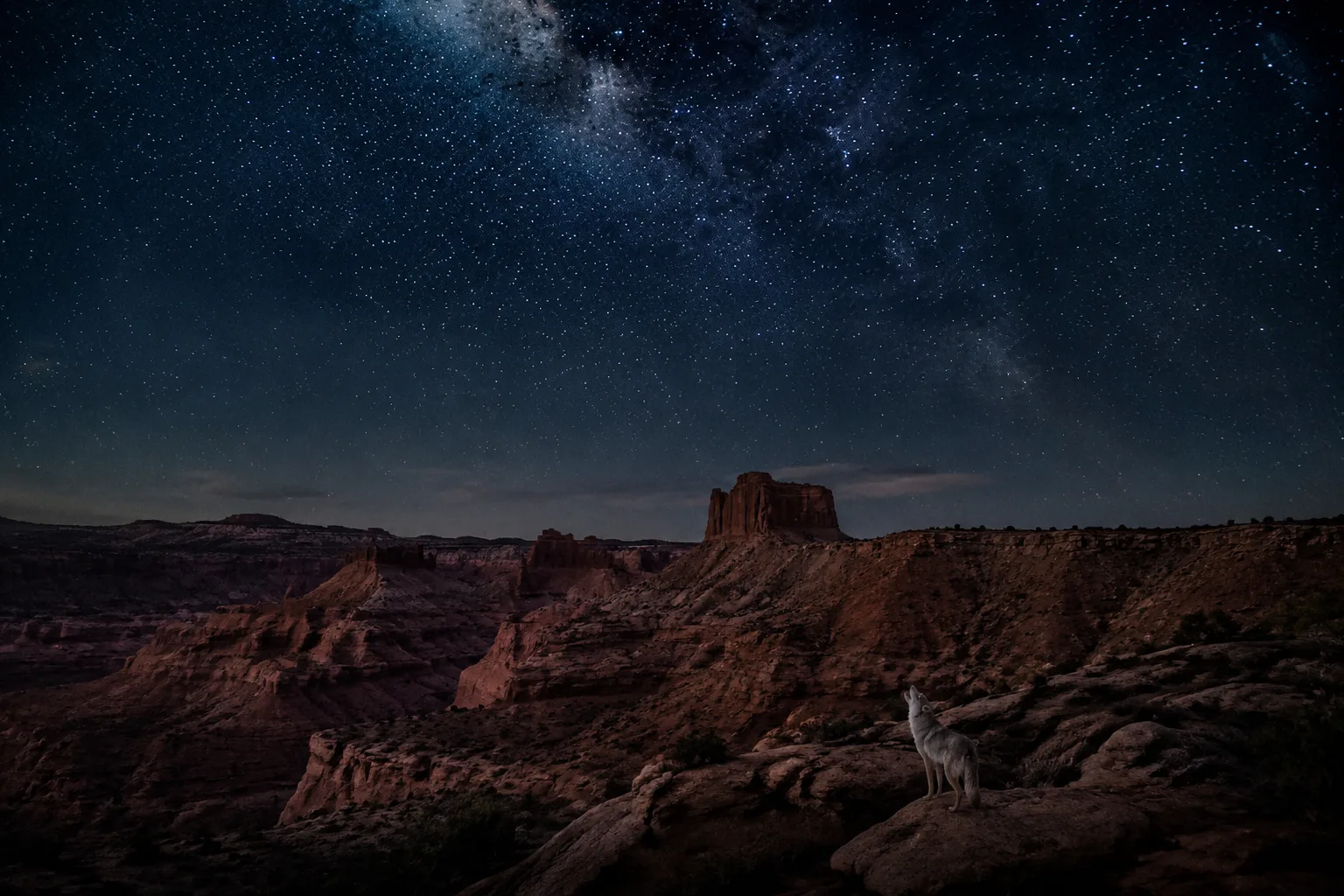 Moab Desert Night, USA