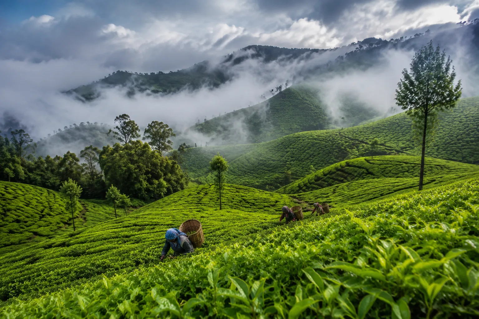 Munnar Tea Plantations, India