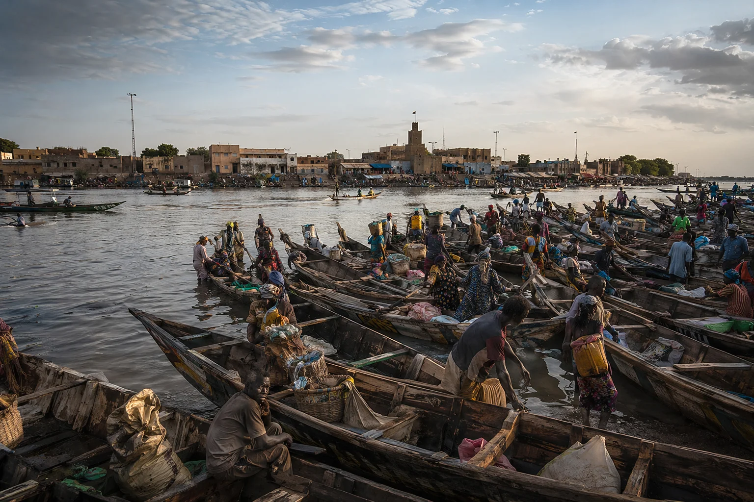 Niger River Mopti, Mali