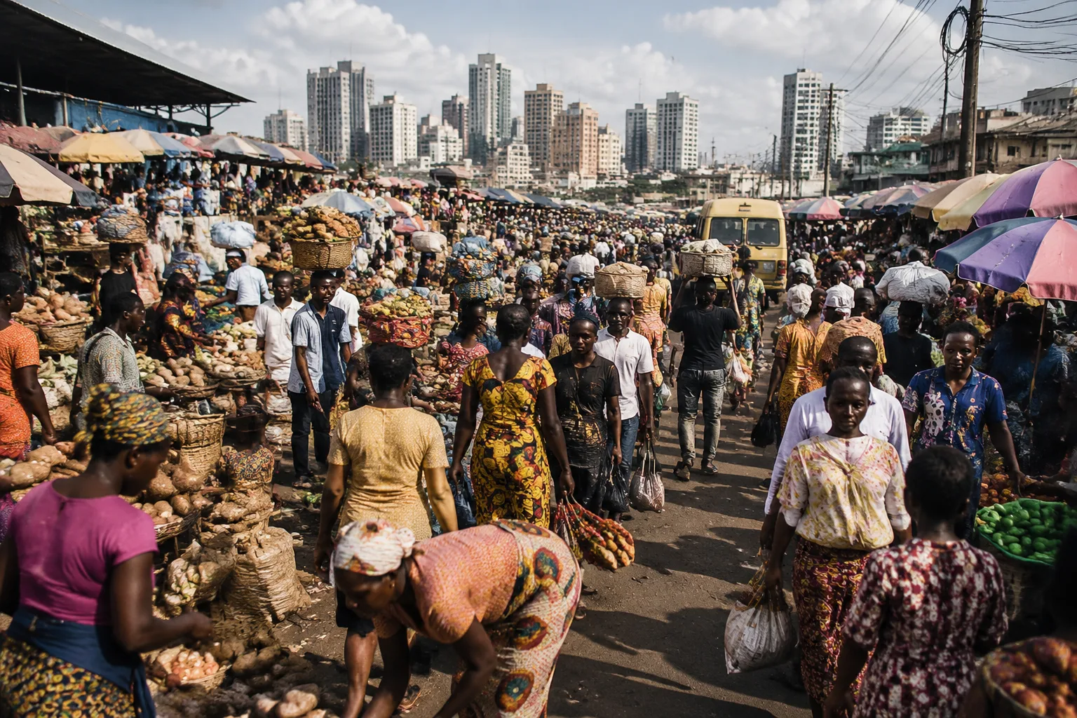 Lagos Island Market, Nigeria