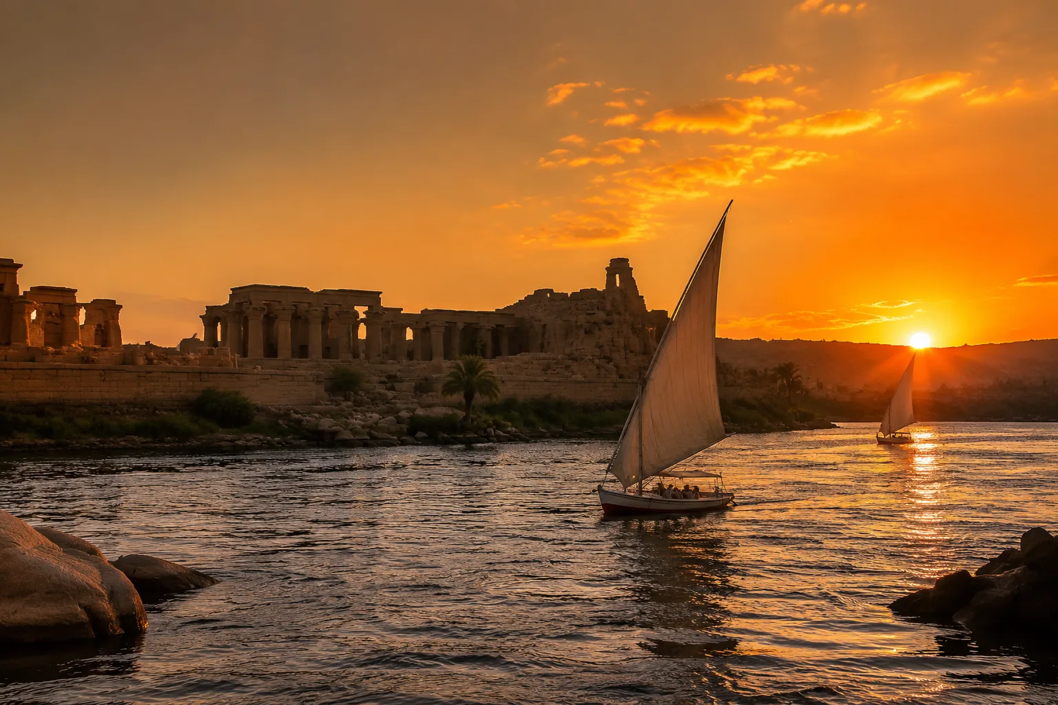 Nile Sunset, Egypt