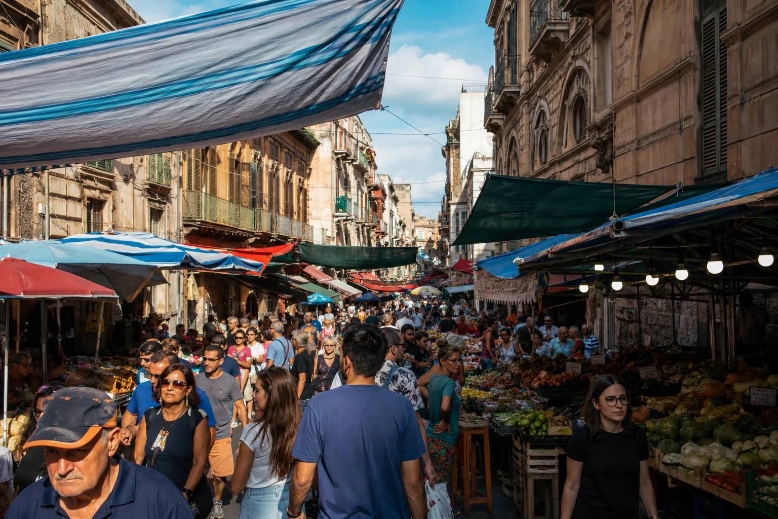 Palermo Market, Italy