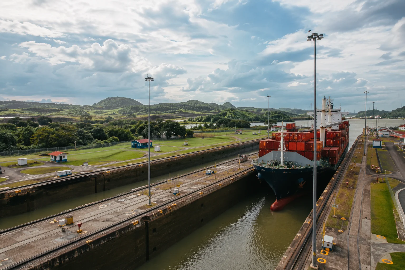 Panama Canal Miraflores, Panama