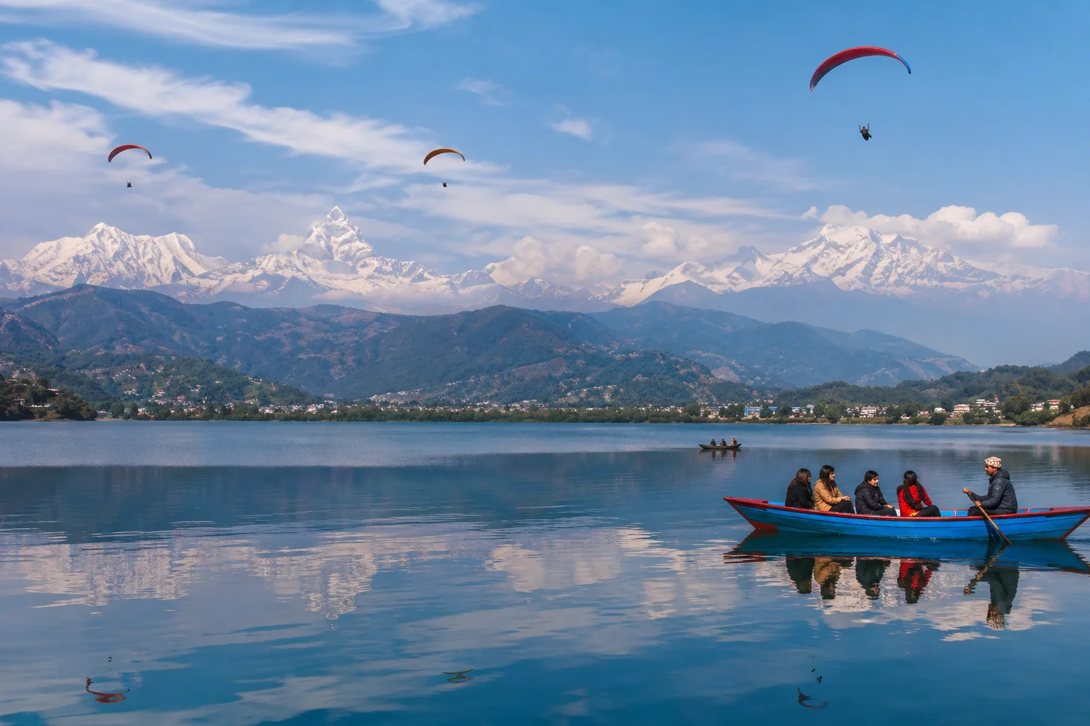 Pokhara Lake, Nepal