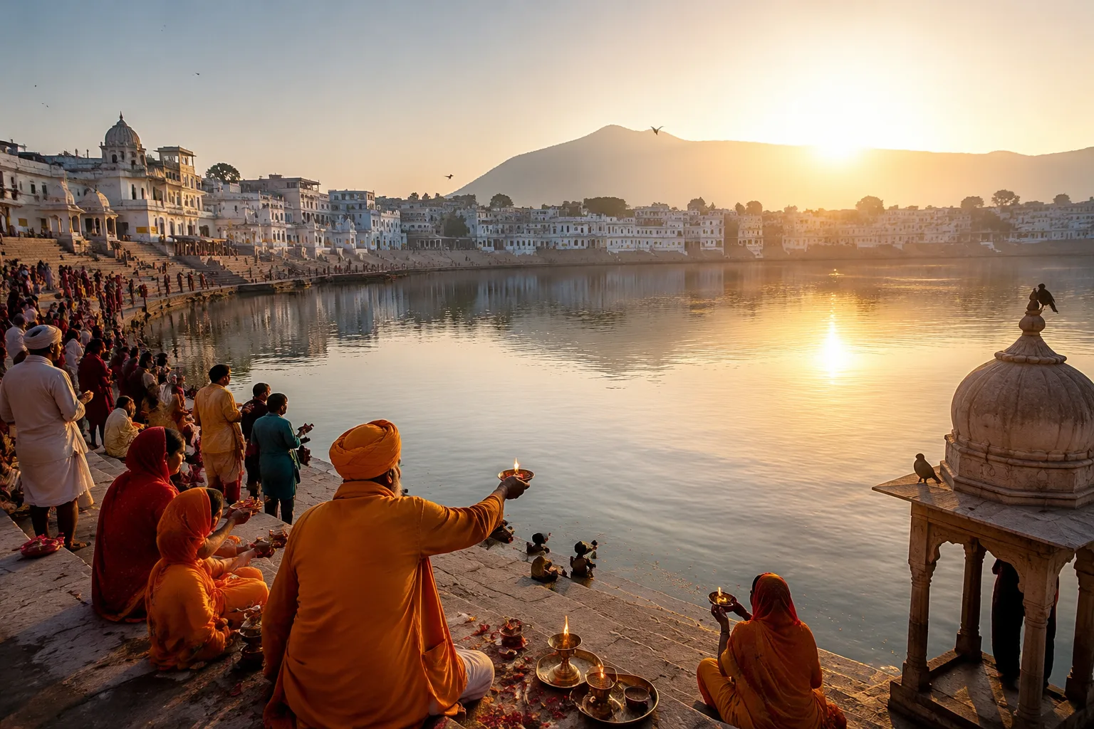 Pushkar Sacred Lake, India