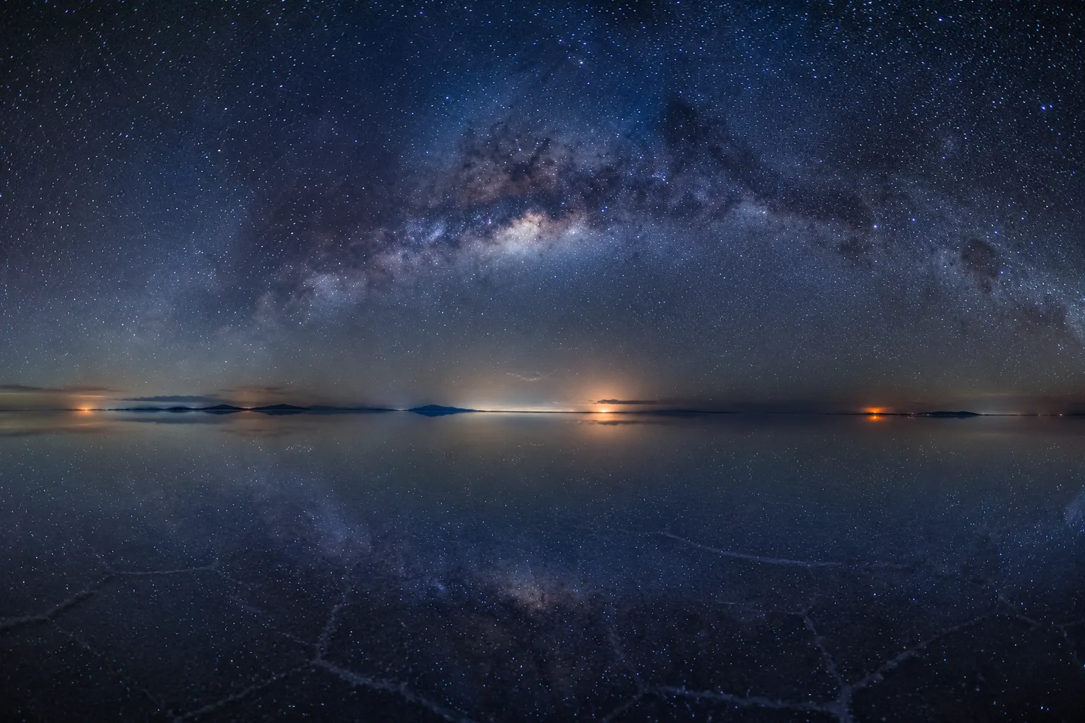 Salar de Uyuni Night, Bolivia