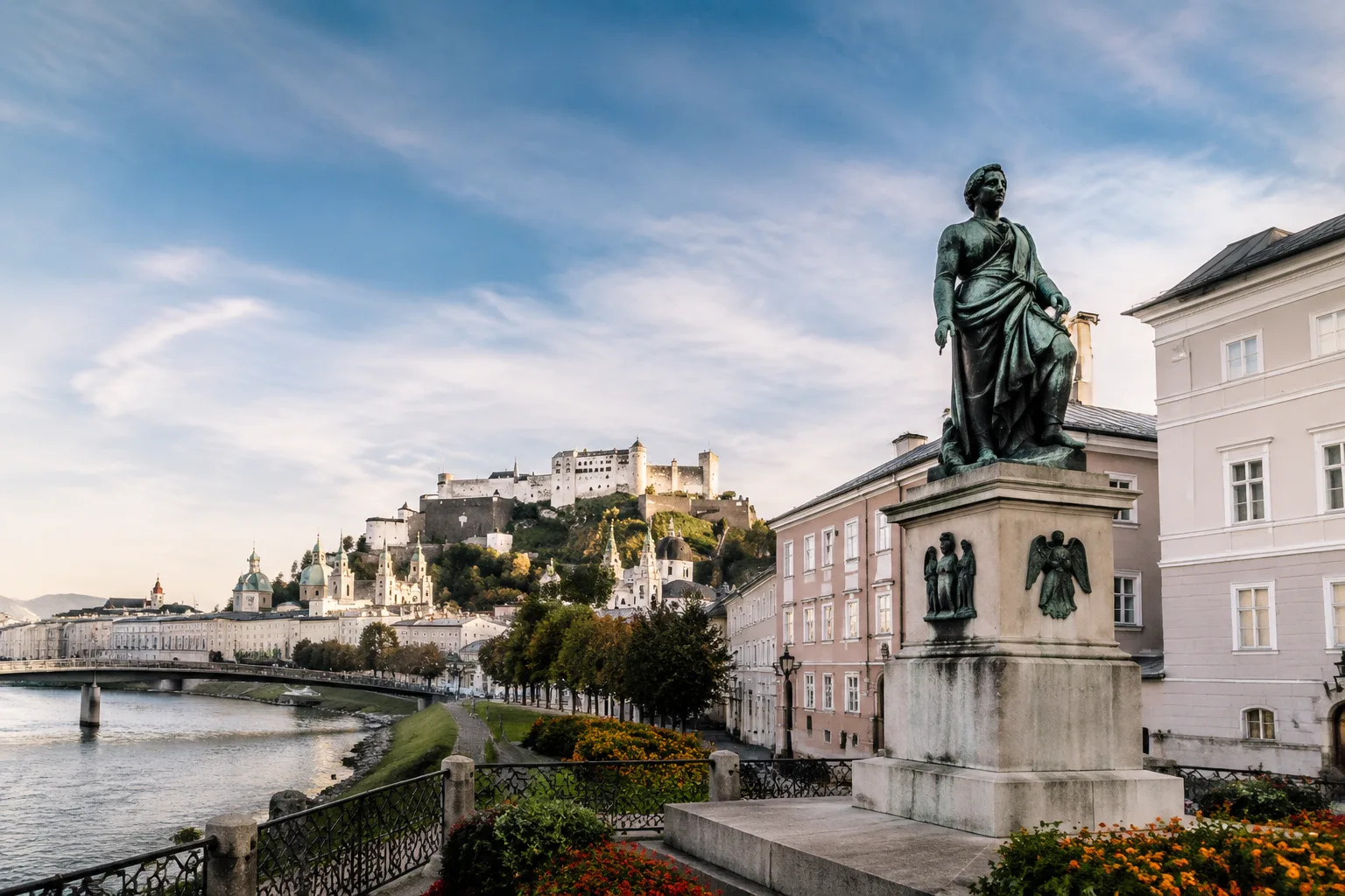 Salzburg Mozartplatz, Austria