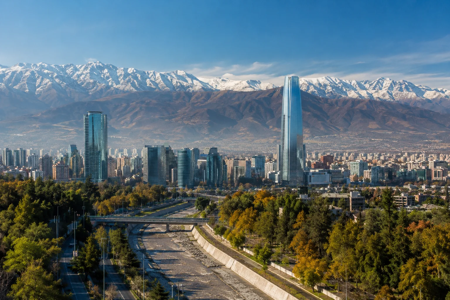 Santiago Skyline, Chile