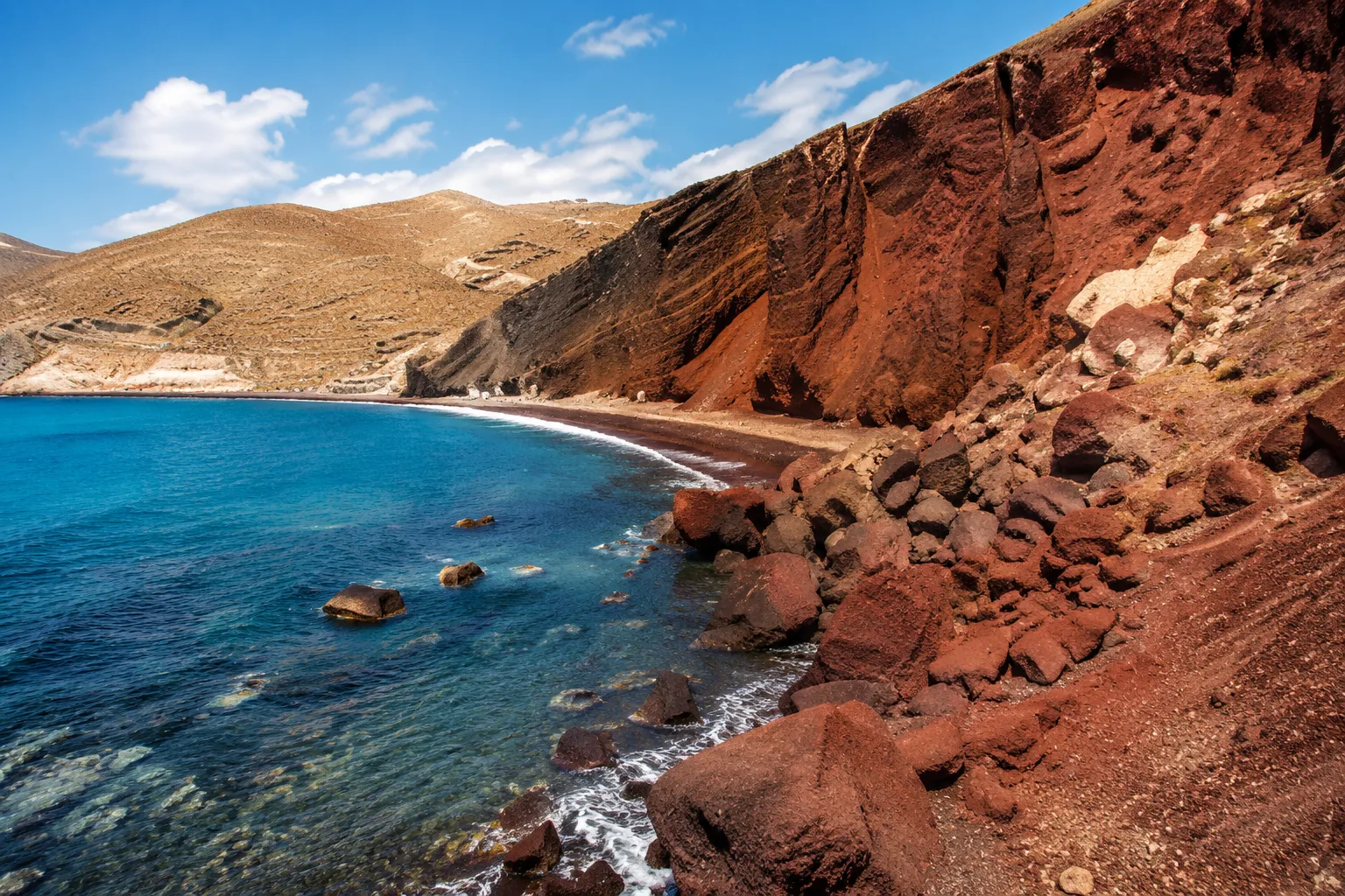 Santorini Red Beach, Greece