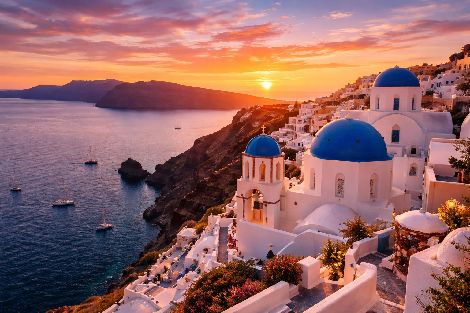 Santorini Caldera, Greece