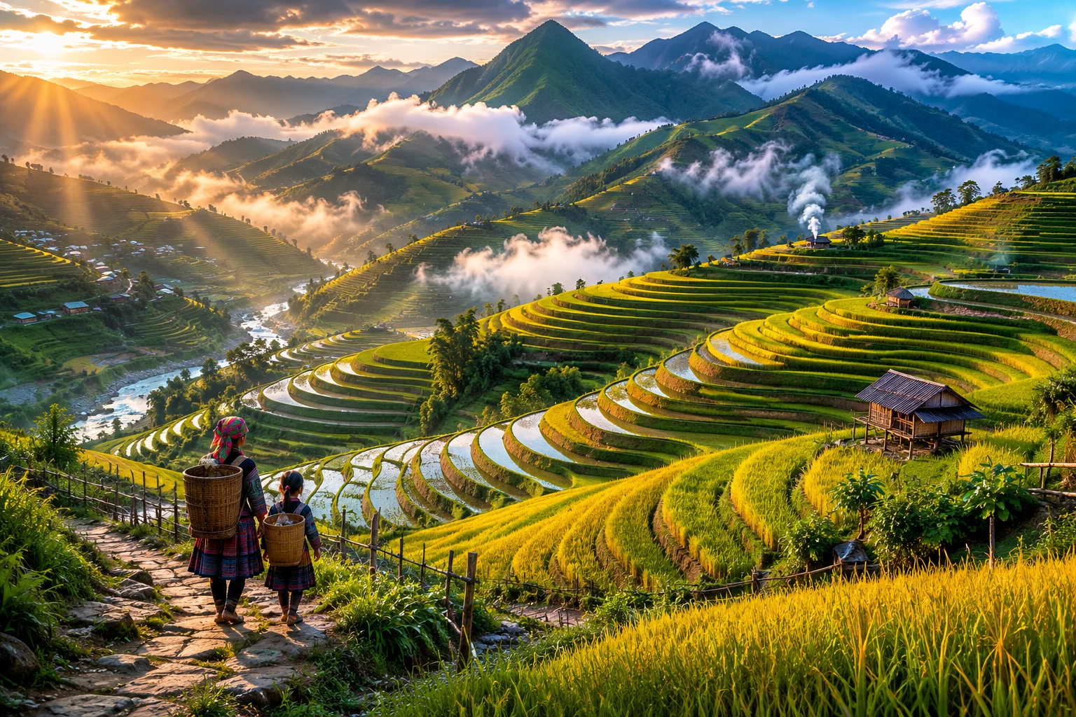 Sapa Terraces, Vietnam