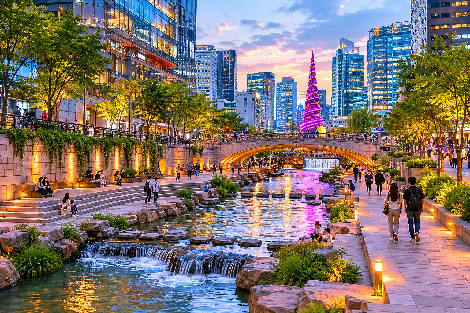 Seoul Cheonggyecheon, South Korea