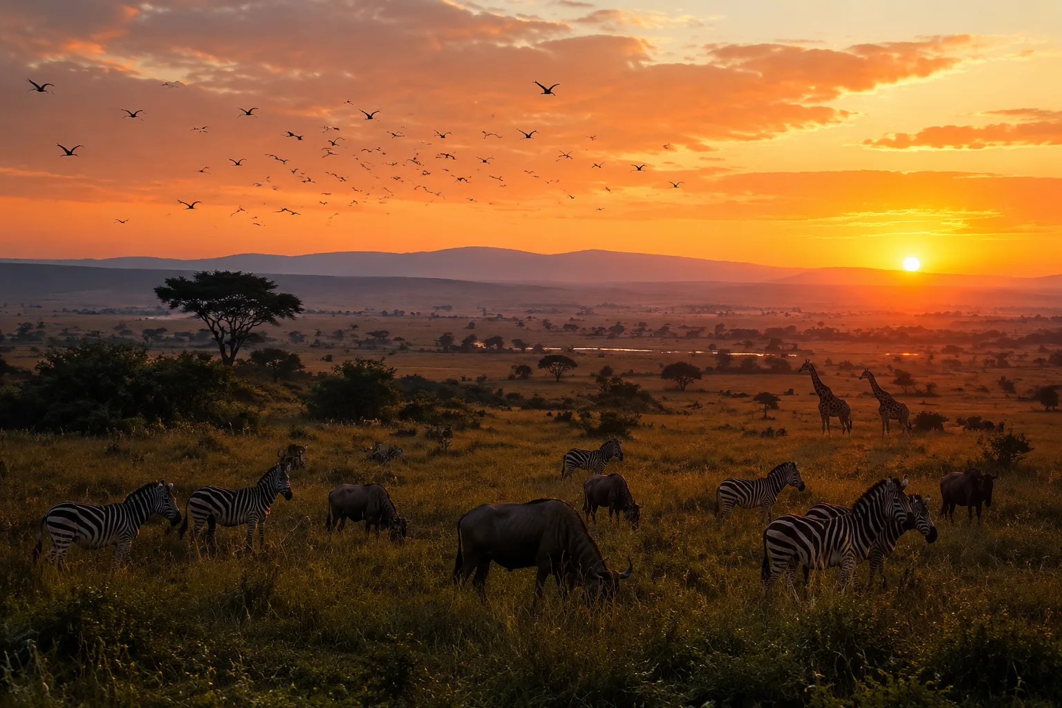 Serengeti Dawn, Tanzania