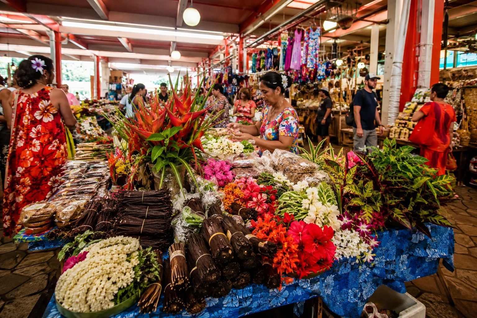 Tahiti Papeete Market, French Polynesia