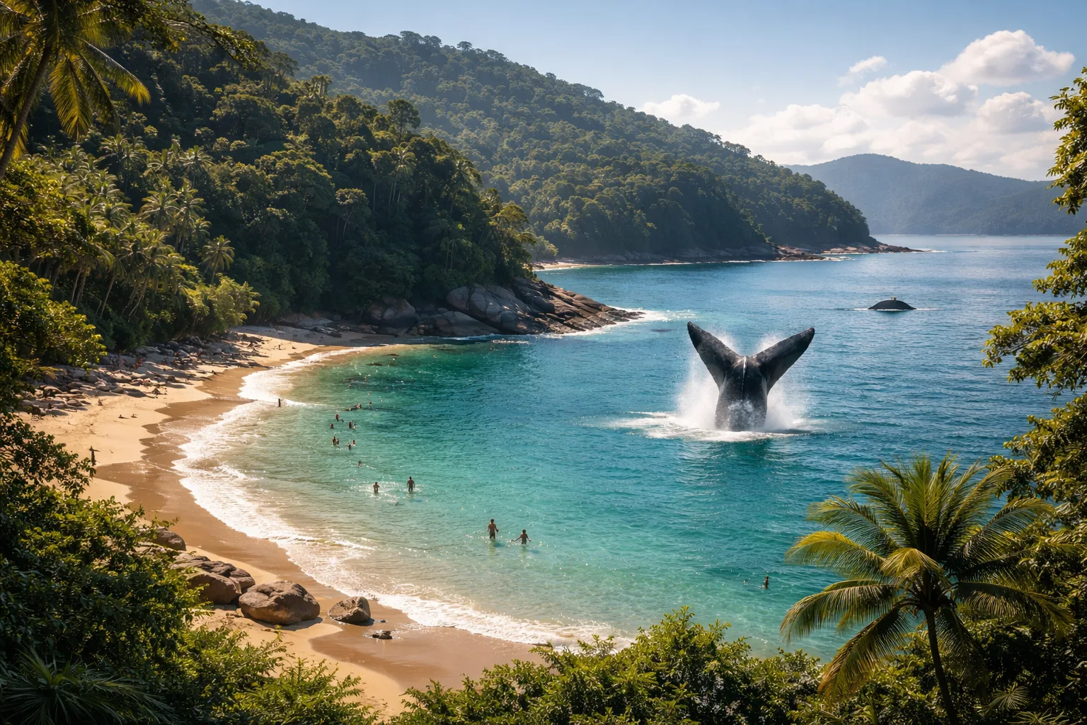 Whale Tail Beach, Brazil
