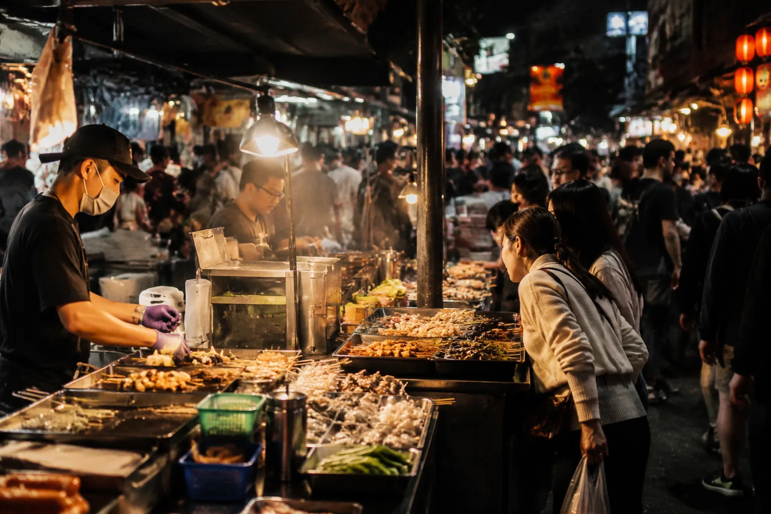 Taipei Night Market, Taiwan