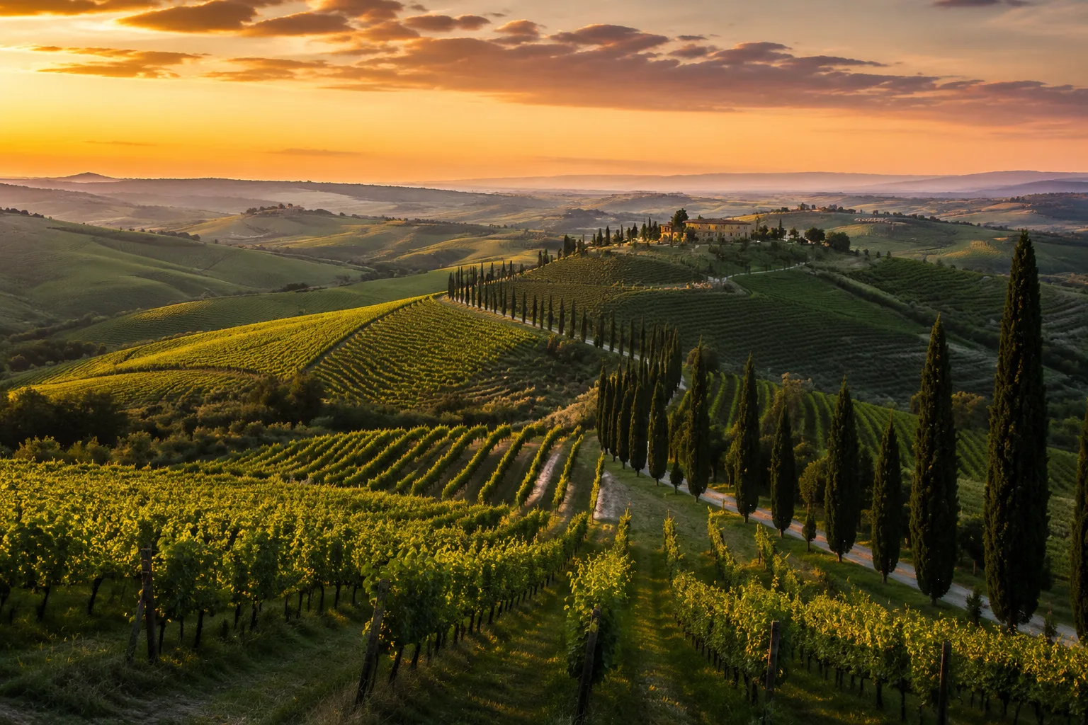 Tuscany Vineyard, Italy