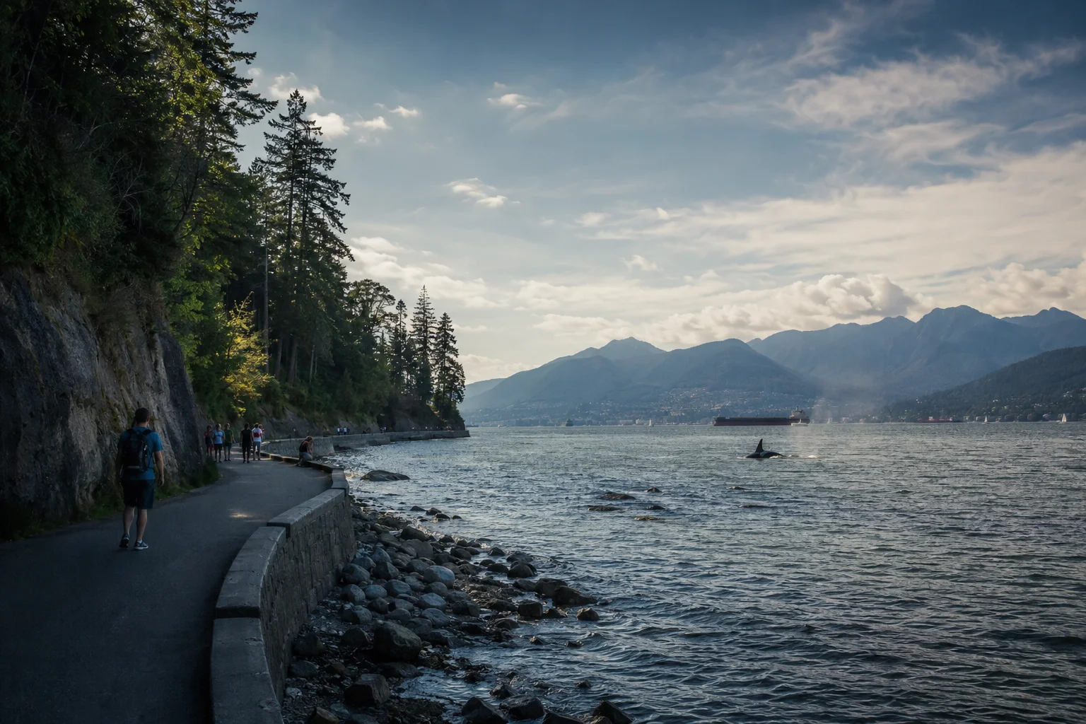 Vancouver Sea Wall, Canada