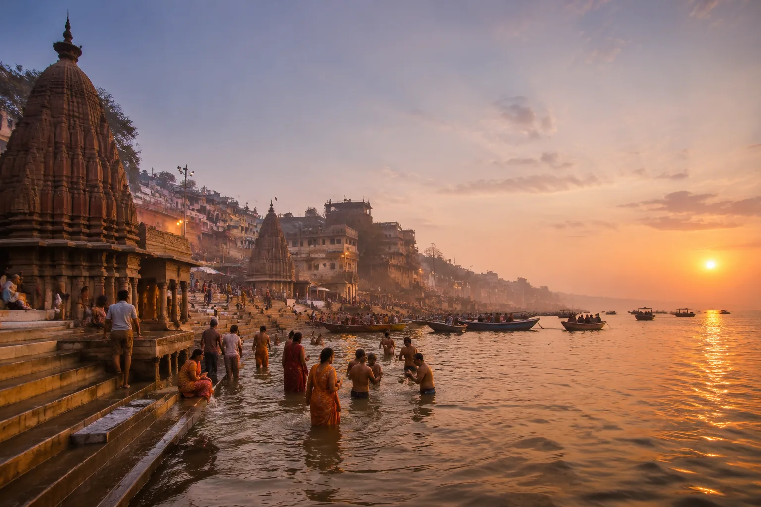 Varanasi Ghat, India