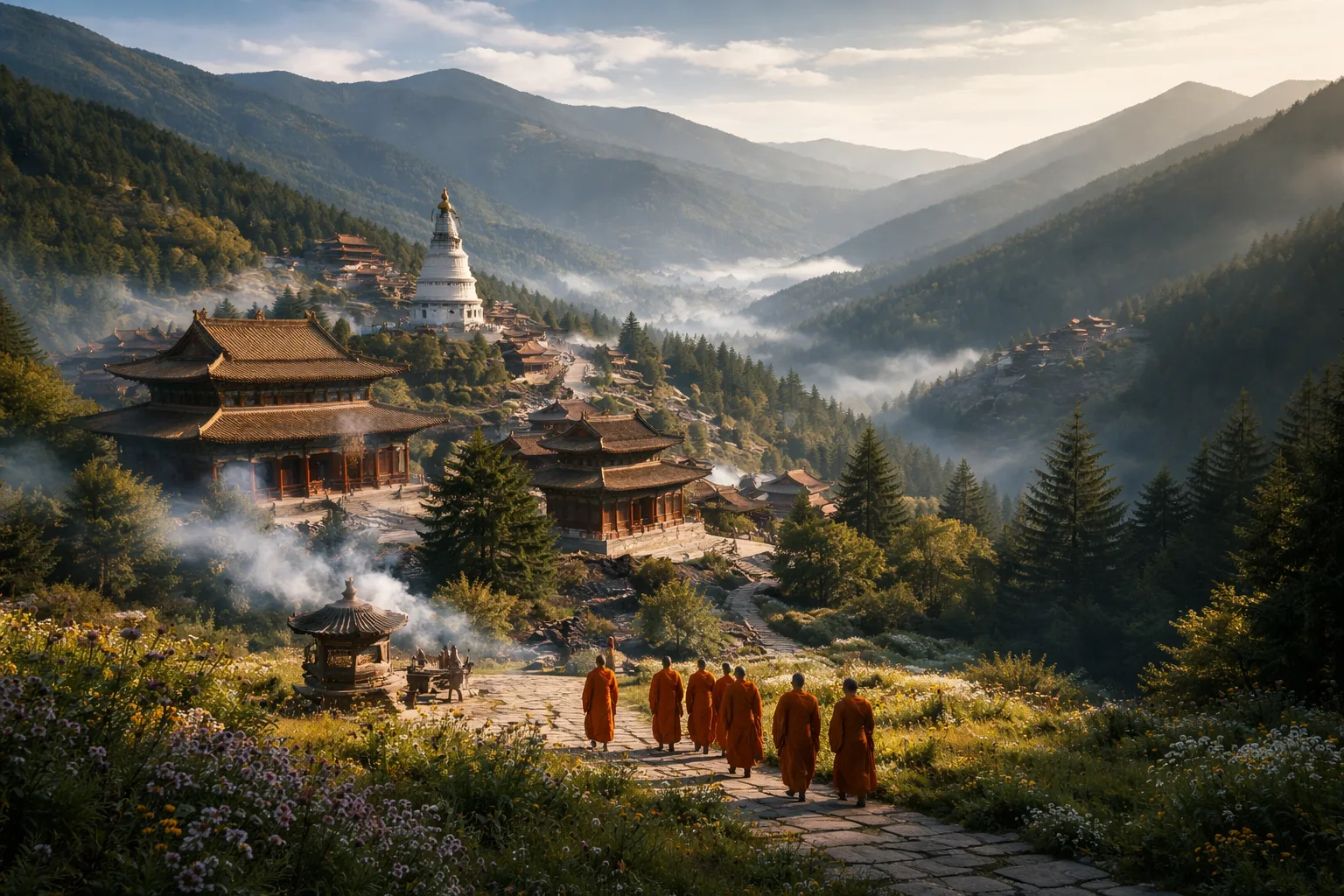 Wutai Mountain, China